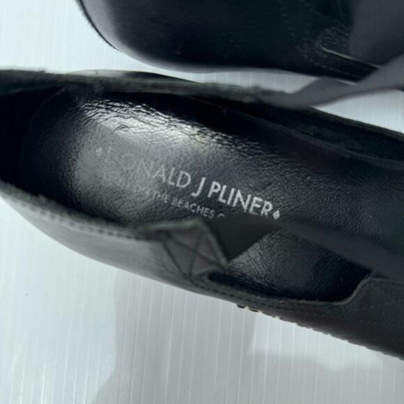 Donald Pliner Pamela black Mary jane flats size 10 black - Picture 5 of 7